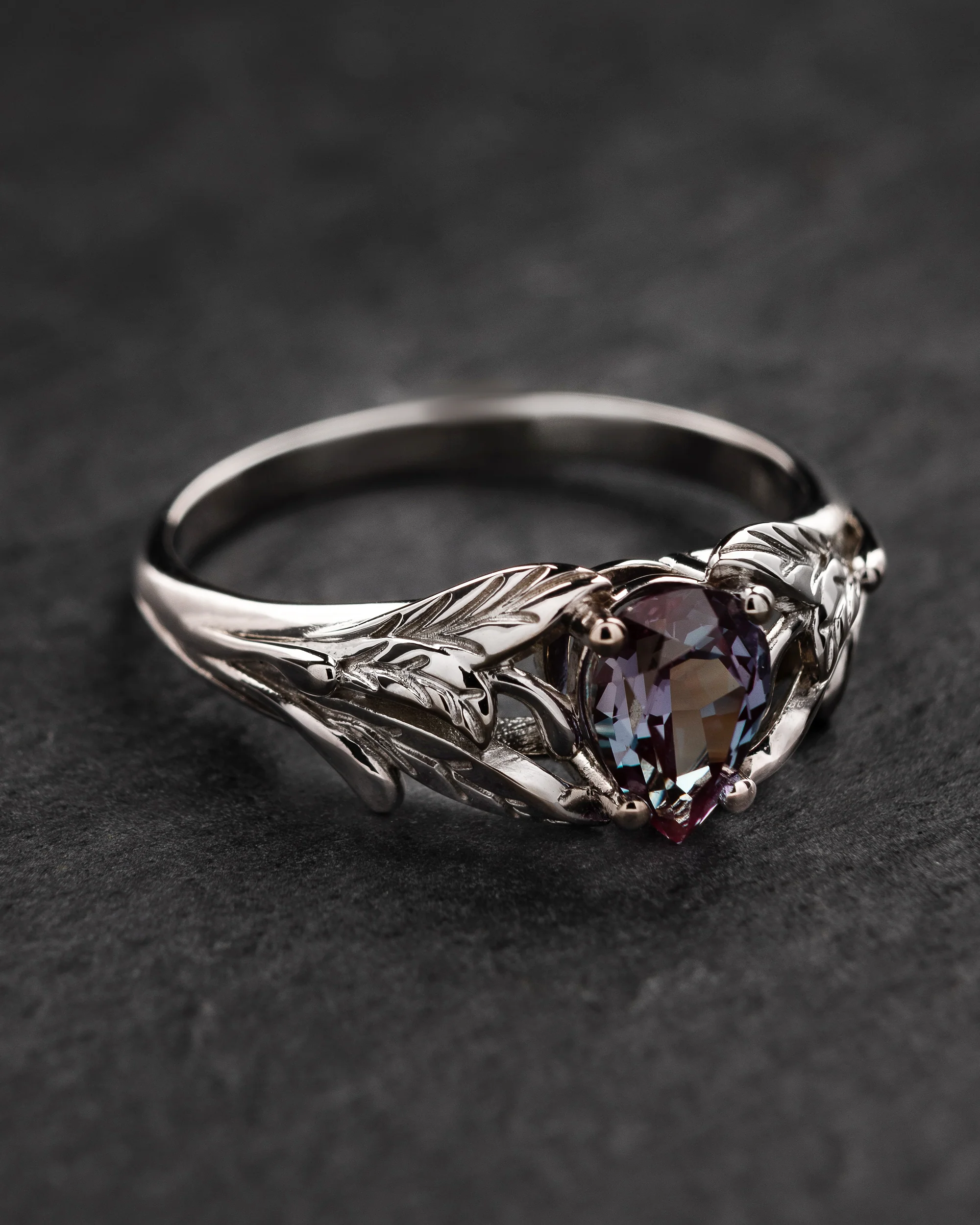 Alexandrite engagement ring / Wisteria - Image 7